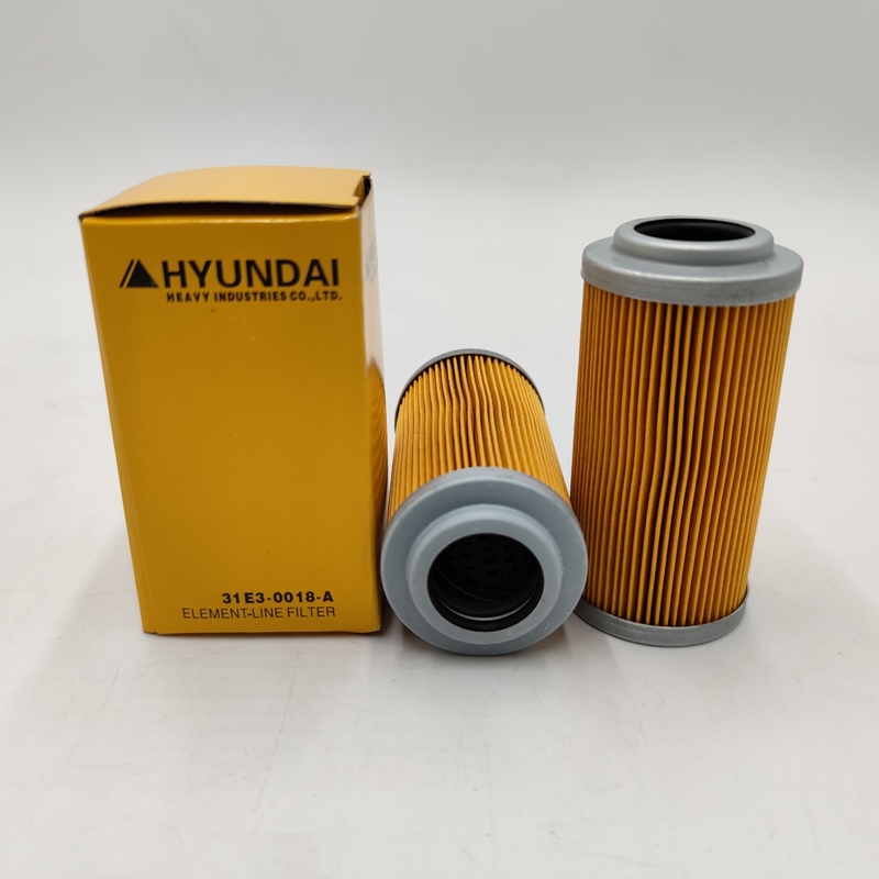 ISO9001:2008 Certified Excavator Hydraulic Fluid Filter with 99% Filtration Efficiency and 3 Months Warranty for Wide Temperature Range